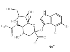160369-85-7 ,5-溴-4-氯-3-吲哚-alpha-唾液酸苷鈉鹽，5-溴-4-氯-3-吲哚-alpha-N-乙酰基神經(jīng)氨酸苷鈉鹽,CAS:160369-85-7