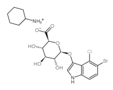18656-96-7, 5-溴-4-氯-3-吲哚-beta-D-葡萄糖醛酸苷環(huán)己胺鹽, CAS:18656-96-7