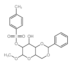 6698-32-4 ,甲基-2-O-對甲基苯磺?；?4,6-O-芐叉-a-D-吡喃葡萄糖苷, CAS:6698-32-4