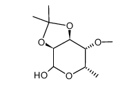 14133-64-2,甲基 2,3-O-異丙基-a-L-鼠李糖苷, Methyl 2,3-O-isopropylidene-a-L-rhamnopyranoside, CAS:14133-64-2