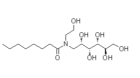869652-63-1 ,1-脫氧-1-[(2-羥基乙基)(1-氧代辛基)氨基]-D-山梨糖醇, Octanoyl-N-hydroxyethylglucamide,HEGA-8