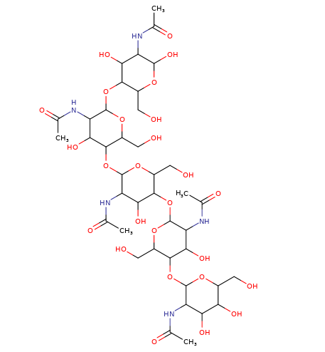 36467-68-2, 五乙?；鶜の逄? N,N',N'',N''',N''''-Pentaacetyl chitopentaose, CAS:36467-68-2