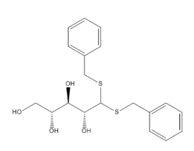 64780-55-8 ,D-核糖縮二苯硫酚, D-Ribose dibenzyl dithioacetal, CAS:64780-55-8