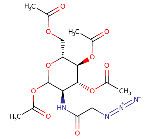 92659-90-0 ,N-Azidoacetylglucosamine, 2-[(疊氮基乙?；?氨基]-2-脫氧葡萄糖, 2-[(Azidoacetyl)amino]-2-deoxy-D-glucose, Cas:92659-90-0