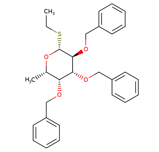 99409-34-4,乙基-2,3,4-三-O-芐基-b-L-硫代吡喃巖藻糖, Ethyl 2,3,4-tri-O-benzyl-b-L-thiofucopyranoside, Cas:99409-34-4