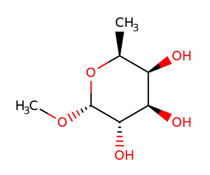 14687-15-1, 甲基-α-L-吡喃巖藻糖苷, Methyl α-L-Fucopyranoside, CAS:14687-15-1