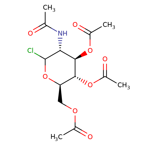 51236-40-9, 2-乙酰胺基-三乙酰-α-D-氯代吡喃葡萄糖, CAS:51236-40-9